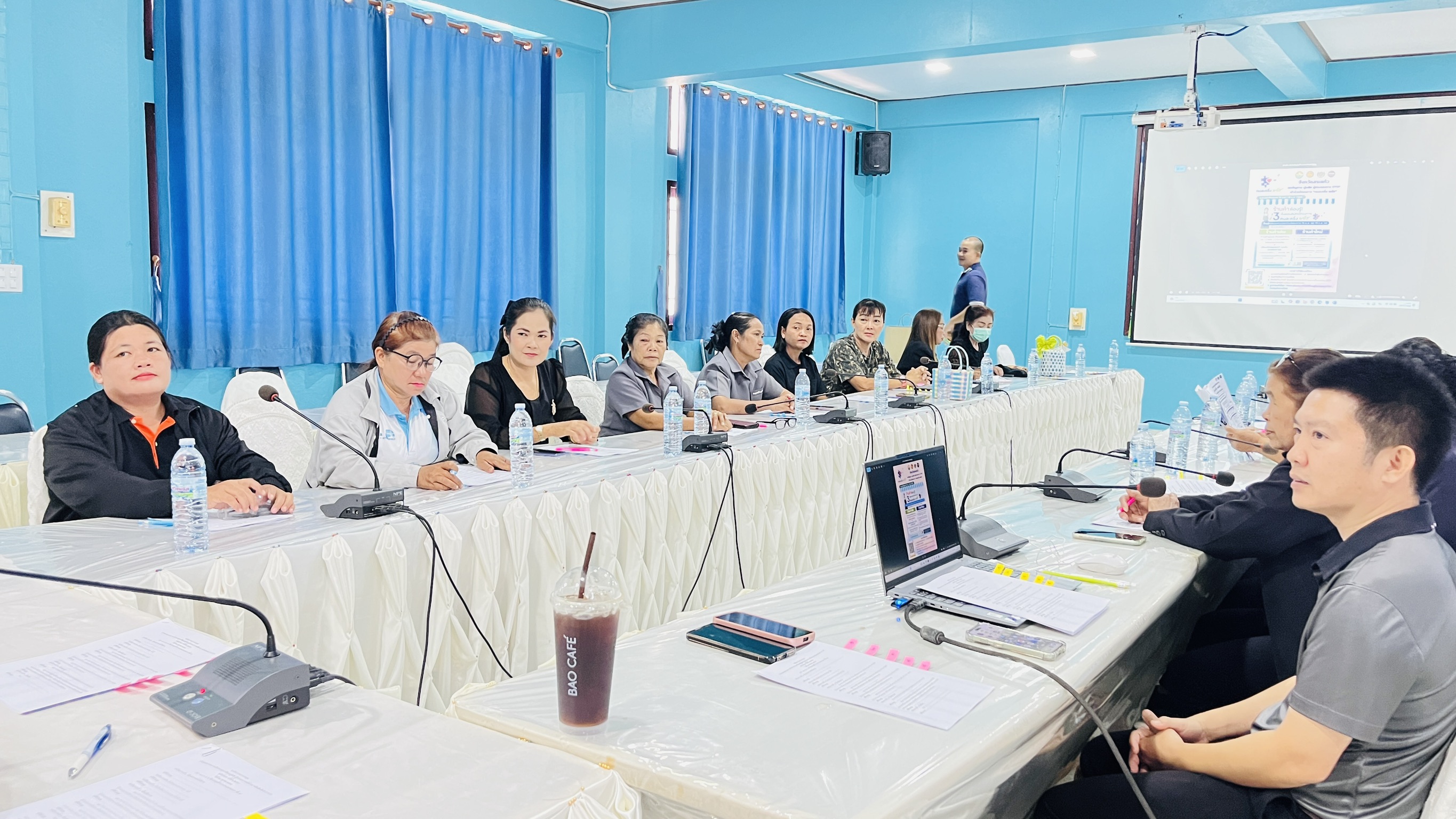 สำนักงานพัฒนาชุมชนอำเภอตาพระยา จัดประชุมคณะกรรมการเครือข่าย OTOP ระดับอำเภอ ครั้งที่ 1/2569